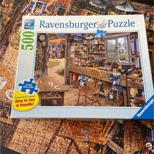 Ravensburger Puzzle Dad’s Shed - 500 Large Pieces 🎨Art: Michael Herring